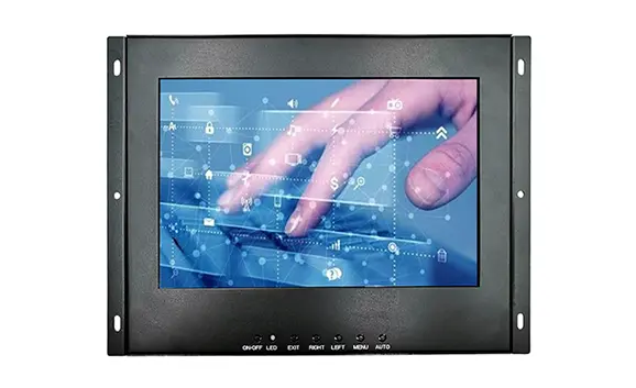 10.1 inch Rack Mount Industrial LCD Monitor